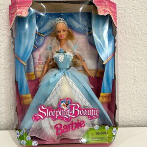 Vintage 1998 Sleeping Beauty Barbie Doll Mattel Disney Princess NIB